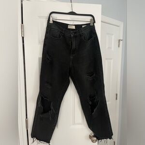 Pacsun distressed black jeans